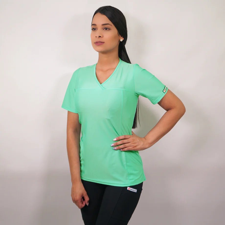 Delantal mujer tela elasticado estampado 2180