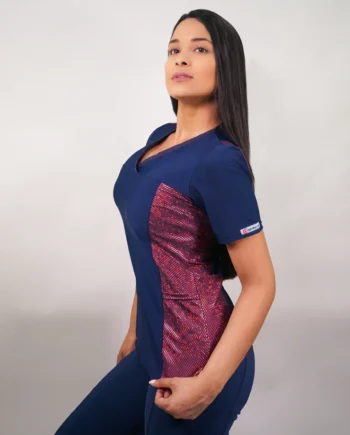 Delantal mujer elasticado azul marino c/a 2186 liquidacion