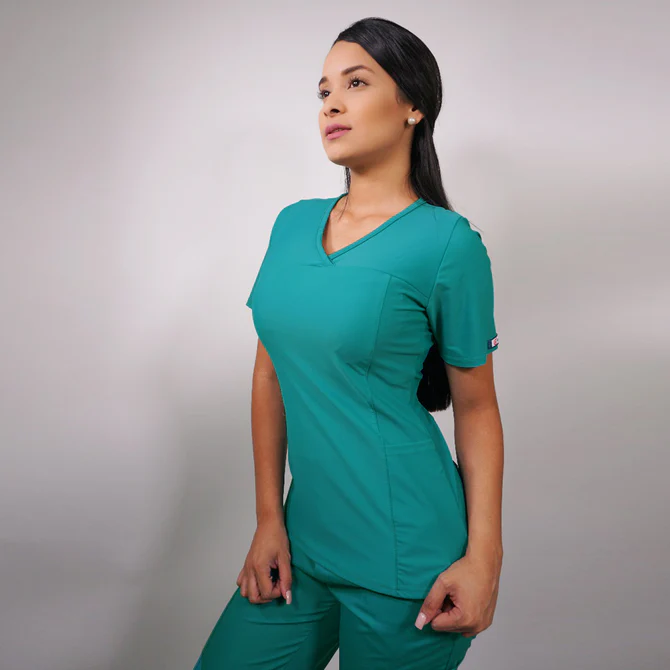 Delantal mujer tela elasticado estampado 2217