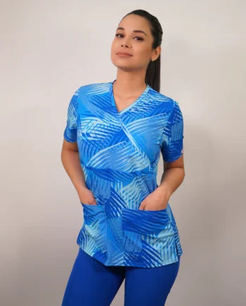 Delantal antifluido mujer estampado.2381 liquidacion