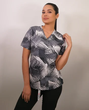 Delantal antifluido mujer estampado.2382 liquidacion