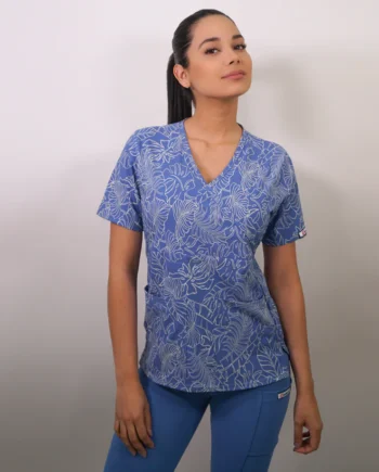 Delantal antifluido mujer estampado.2383 liquidacion