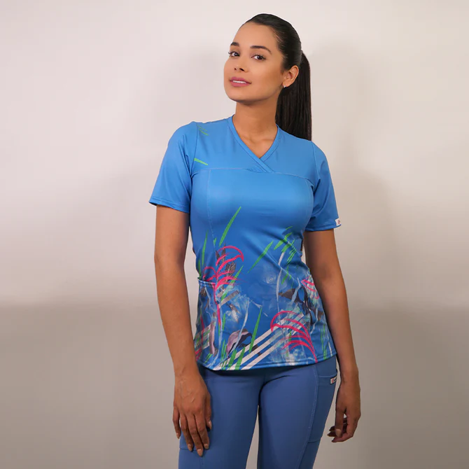 Delantal mujer tela elasticado 2442 liquidacion