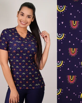 Delantal mujer elasticado arcoiris 2518