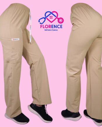 Pantalon antifluido recto hombre beige