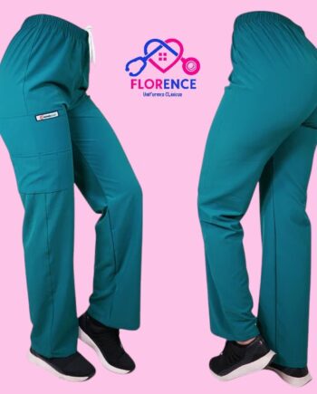 Pantalon antifluido recto hombre turquesa