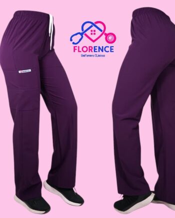 Pantalon antifluido recto hombre morado (unisex)
