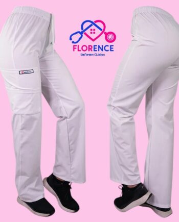 Pantalon antifluido recto hombre blanco