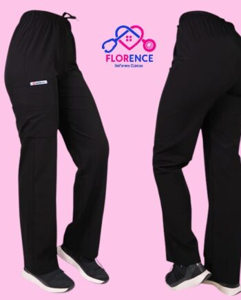 Pantalon antifluido recto hombre negro (unisex)