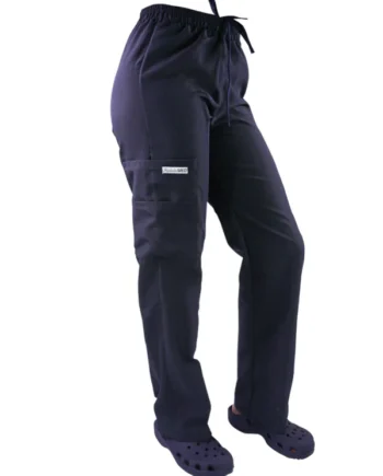 Pantalon tela poplin azul marino oscuro-812