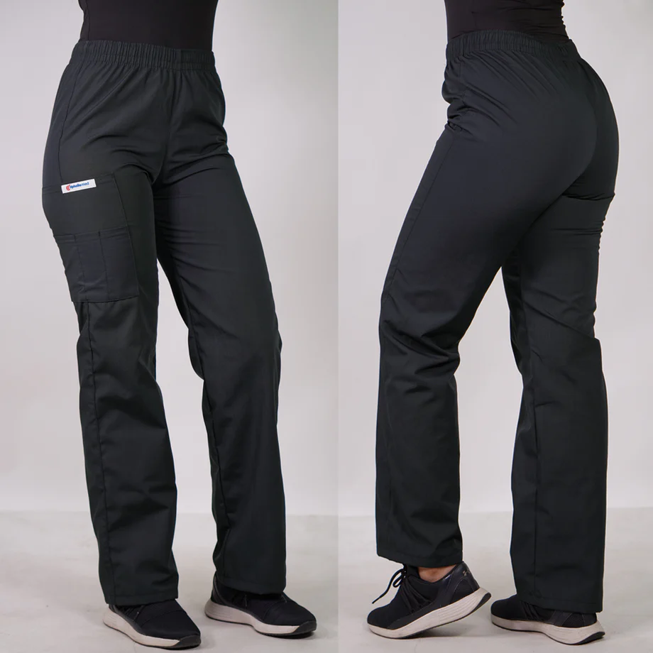 Pantalon tela poplin gris acero-815-a