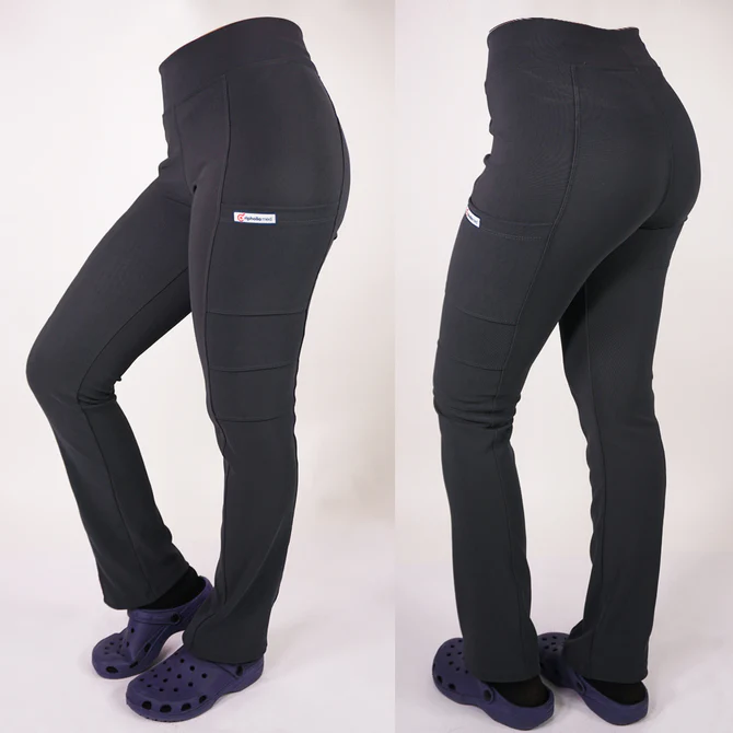 Pantalon spandex gris acero
