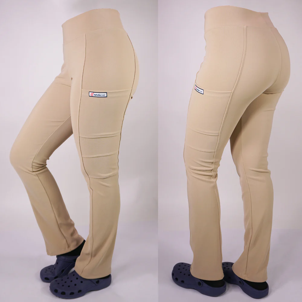 Pantalon spandex beige