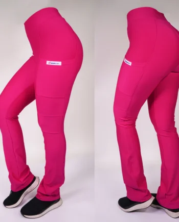 Pantalon clinico extra elasticado spandex fucsia