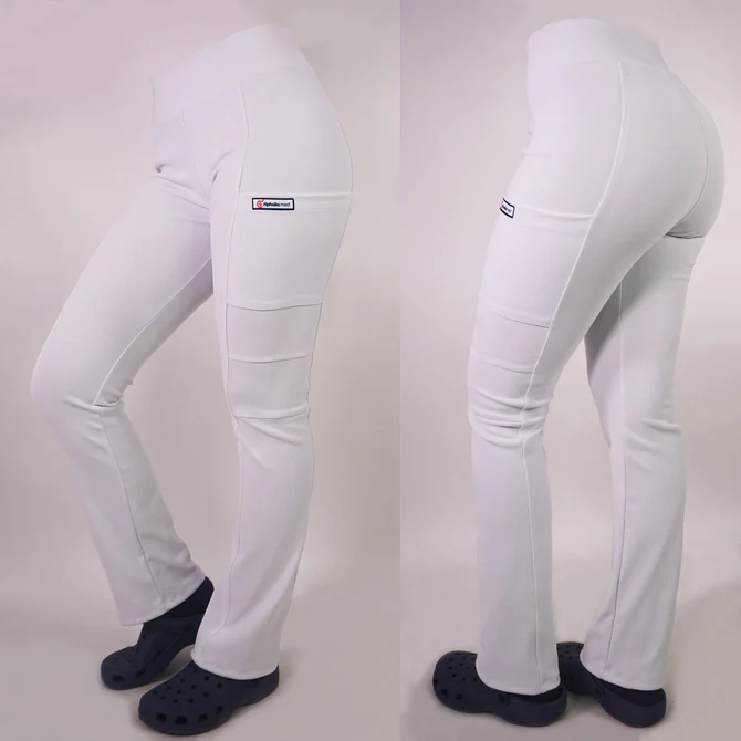 Pantalon spandex blanco