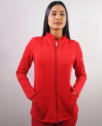 Polerón clínico spandex rojo 906