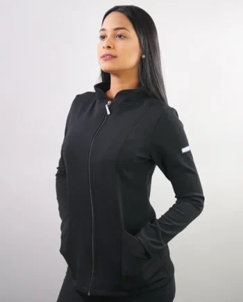 Polerón clínico spandex negro 907