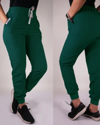 Jogger antifluidos verde botella