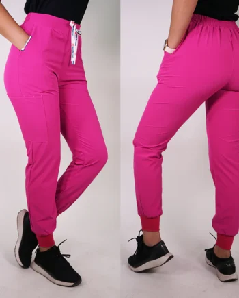 Jogger antifluidos fucsia