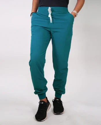 Jogger antifluidos verde turquesa