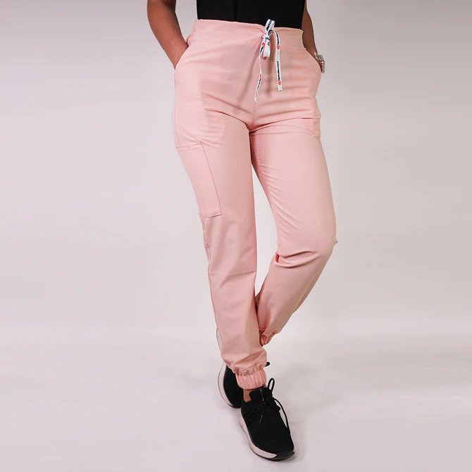 Jogger antifluidos rosa pastel