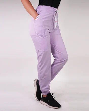 Jogger antifluidos morado pastel