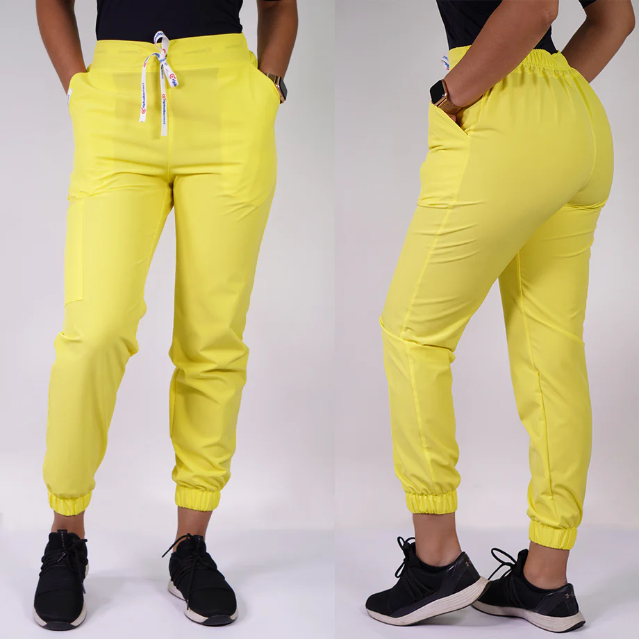 Jogger antifluidos amarillo