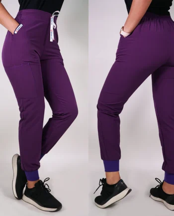 Jogger antifluidos morado