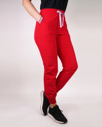 Jogger antifluidos rojo