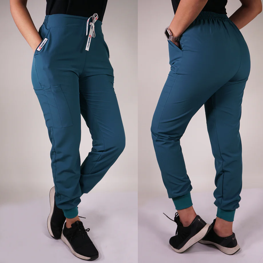 Jogger antifluidos verde petroleo