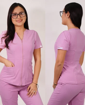 Delantal antifluido azalea rosado-19
