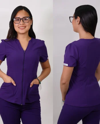Delantal antifluido azalea morado-4