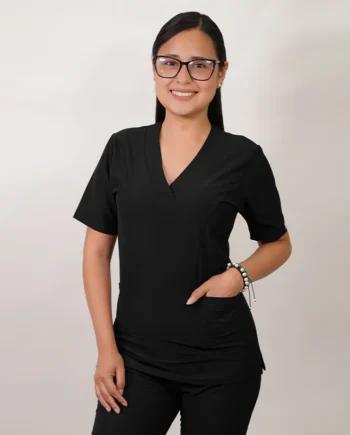 Delantal antifluido clasico negro-8