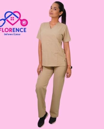 Conjunto antifluidos piel-pantalon recto