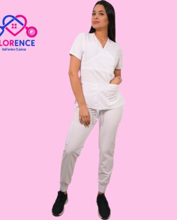 Conjunto antifluidos blanco con jogger
