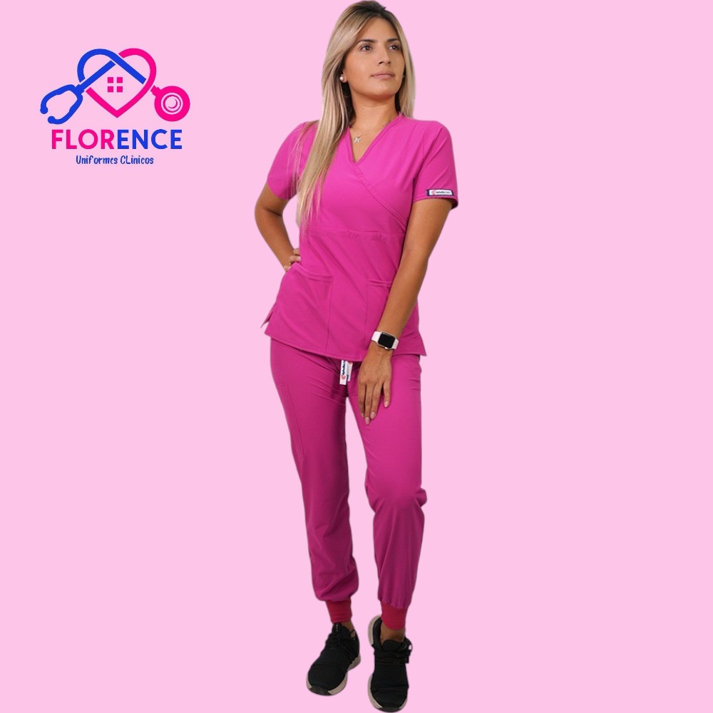 Conjunto antifluidos fuscia con jogger