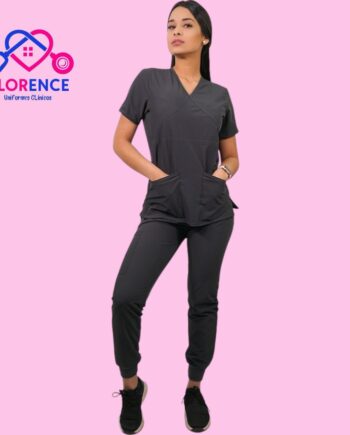 Conjunto antifluidos gris acero con jogger