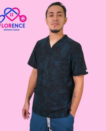 Delantal elasticado hombre estampado