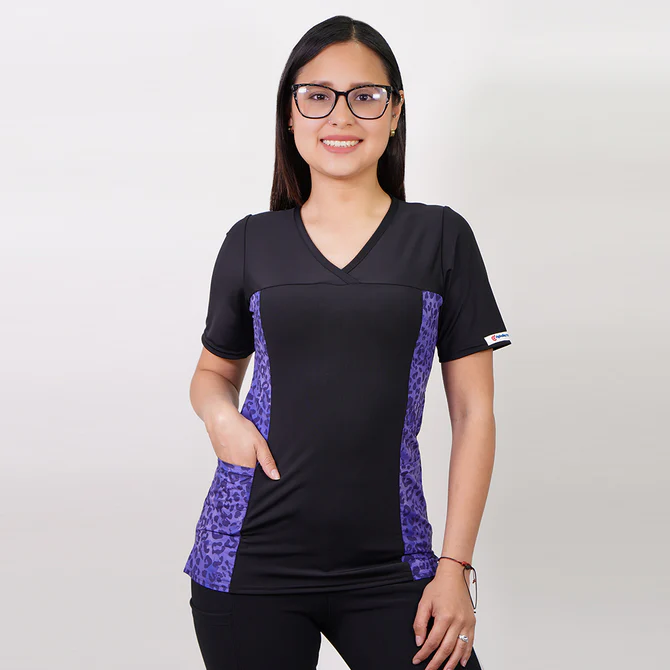 Delantal mujer tela elasticado estampado lq-10