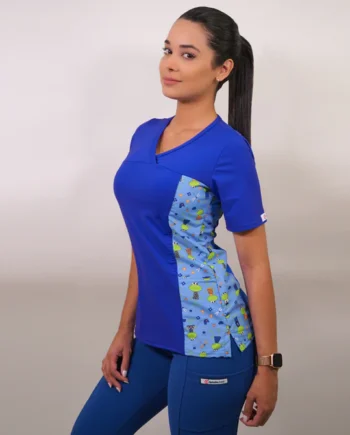 Delantal mujer tela elasticado estampado lq-1