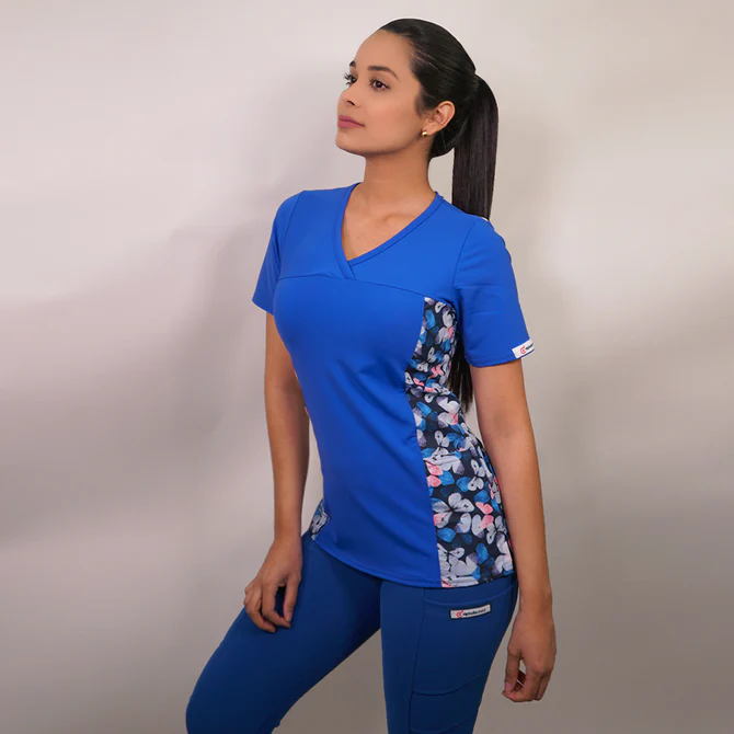 Delantal mujer tela elasticado estampado lq-5