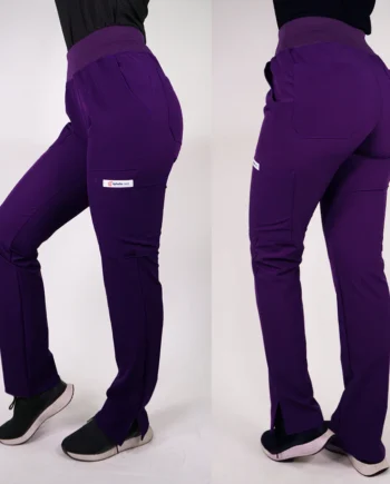 Pantalon antifluido medical morado oscuro pm