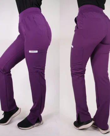 Pantalon antifluido medical morado pm-4 claro