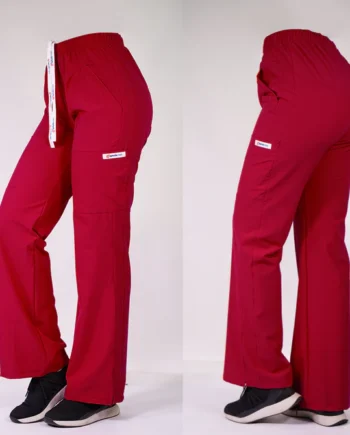 Pantalon antifluido modelo roma rojo