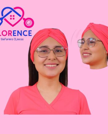 Turbante clinico fucsia spandex tbt-23