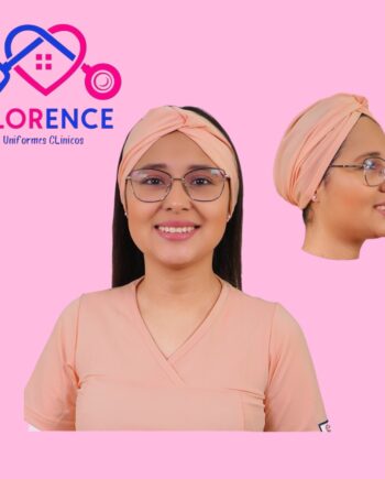 Turbante clinico palo rosa spandex tbt-24
