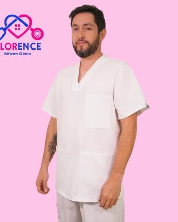 Delantal antifluido hombre blanco