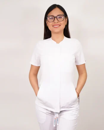 Delantal antifluido modelo jazmin blanco-7