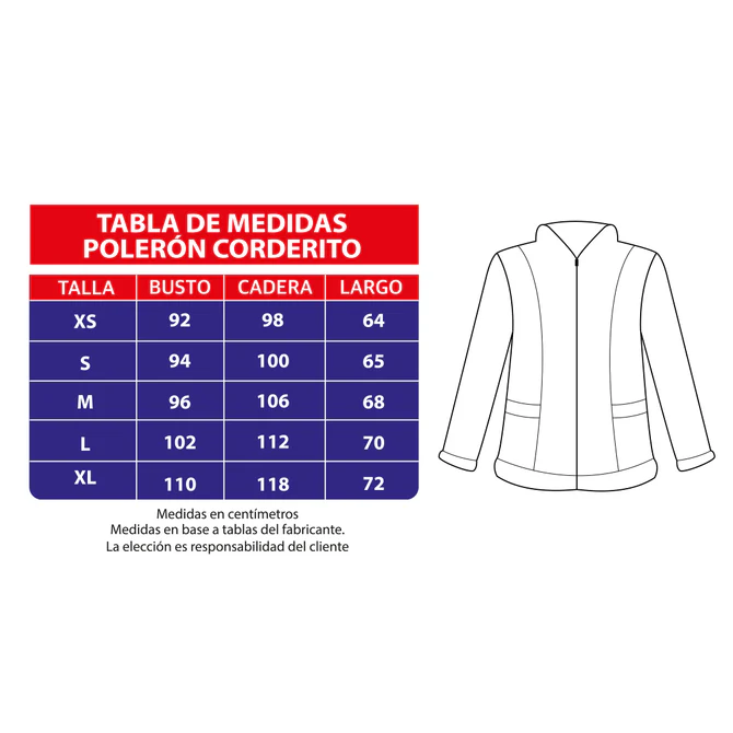 Polerón corderito burdeo