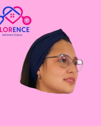 Turbante clinico azul marino spandex tbt-1